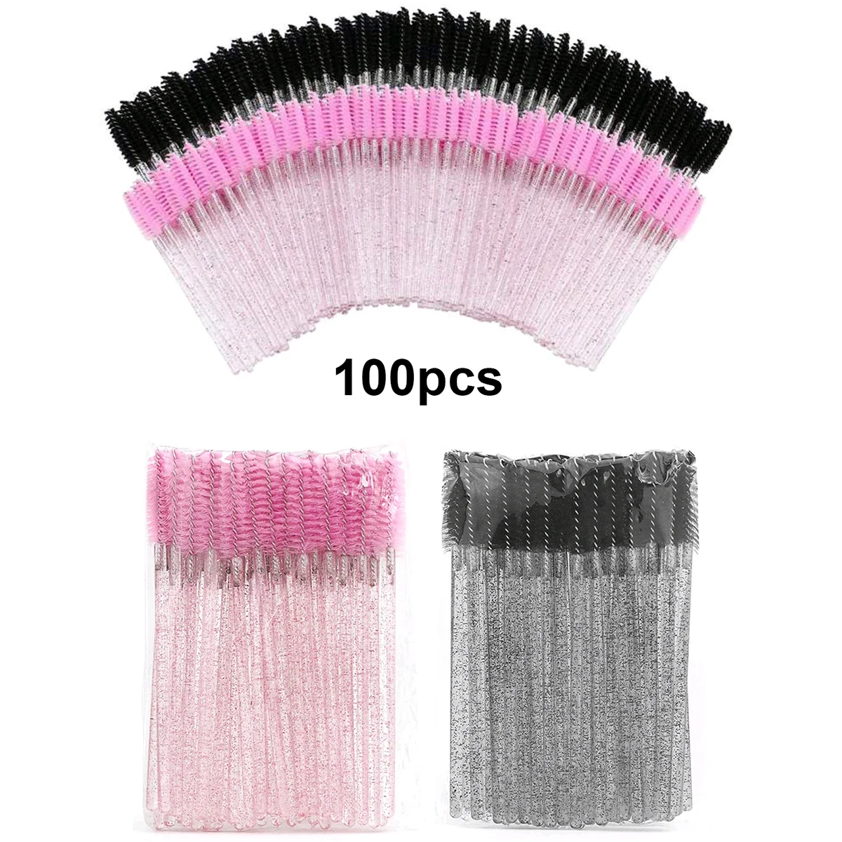 Eyelash Extension Vendor - 100 brosses à cils jetables pour