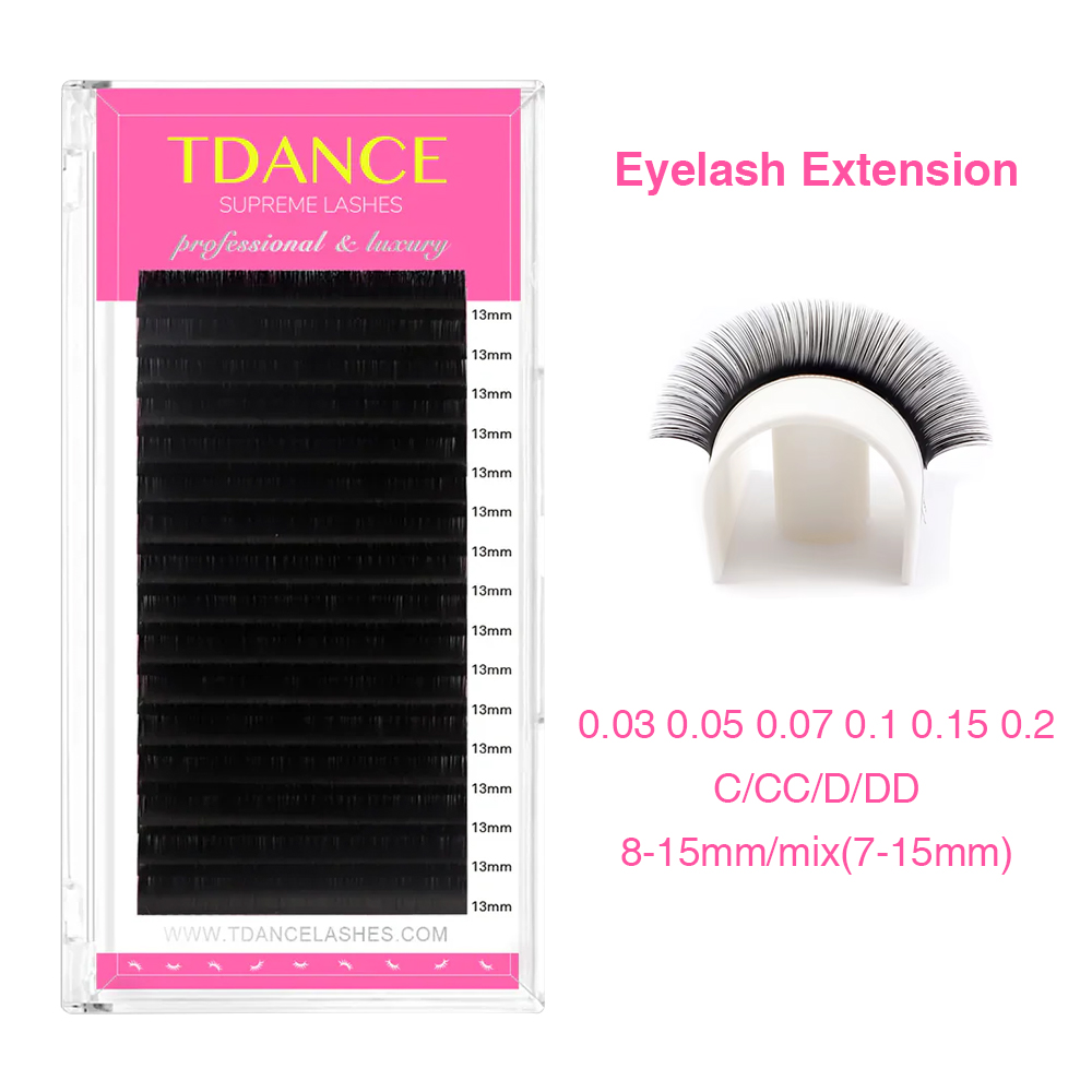 Eyelash Extension Russian Volume - TDANCE Extension de cils 16 rangées