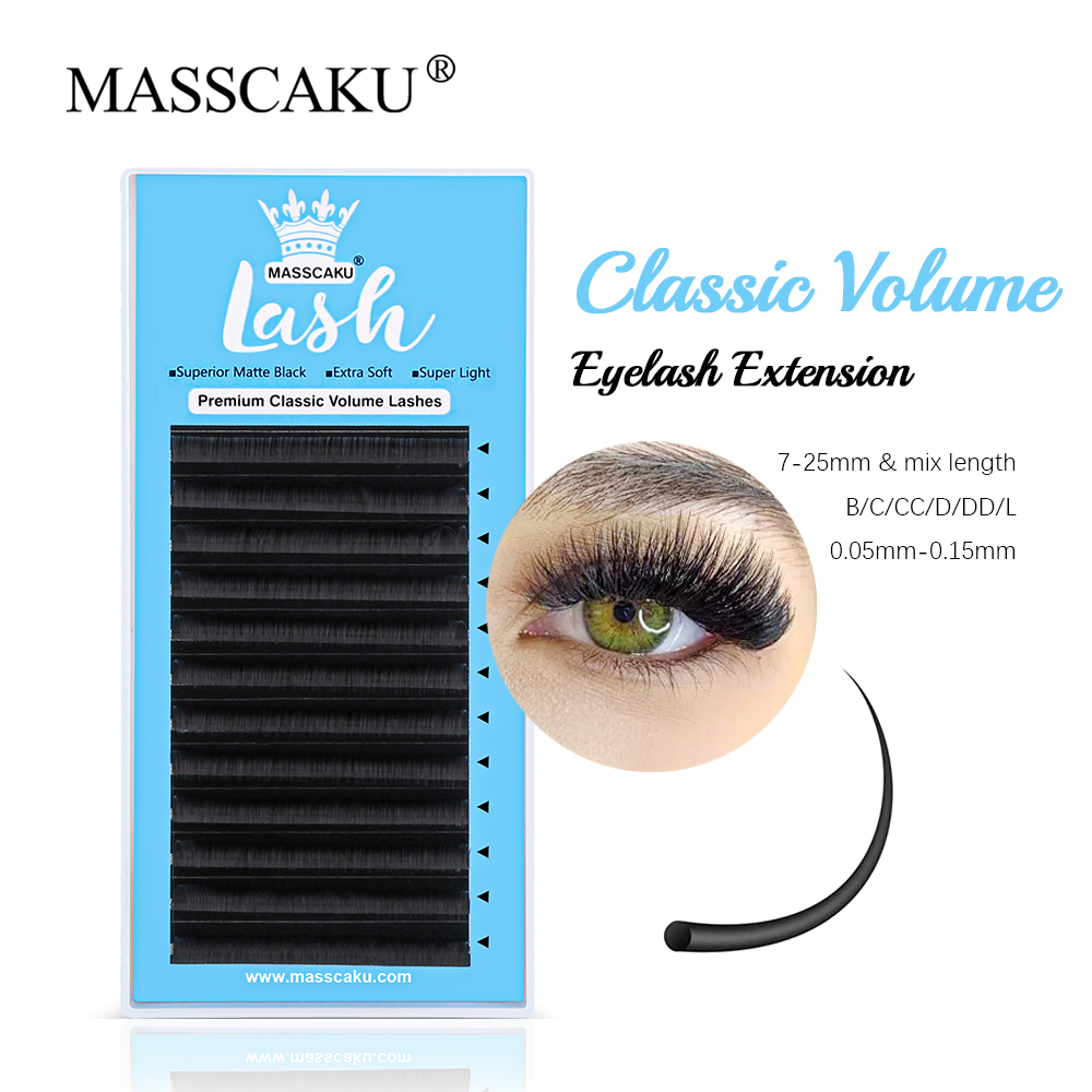 Eyelash Extension Russian Volume - MASSCAKU-Extension de Cils Individuels Classiques et