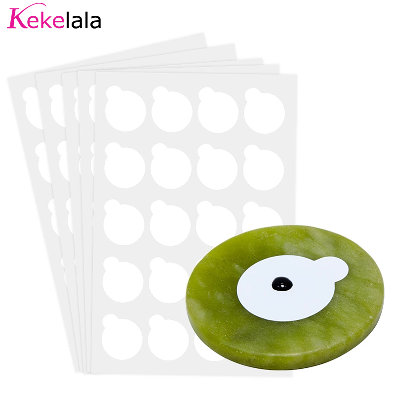 Eyelash Extension Glasses - Lot de 100 autocollants pour colle