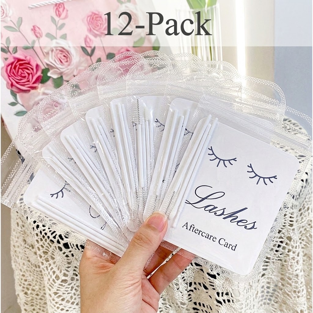 Eyelash Extension Glasses - 12 kits de soins pour les