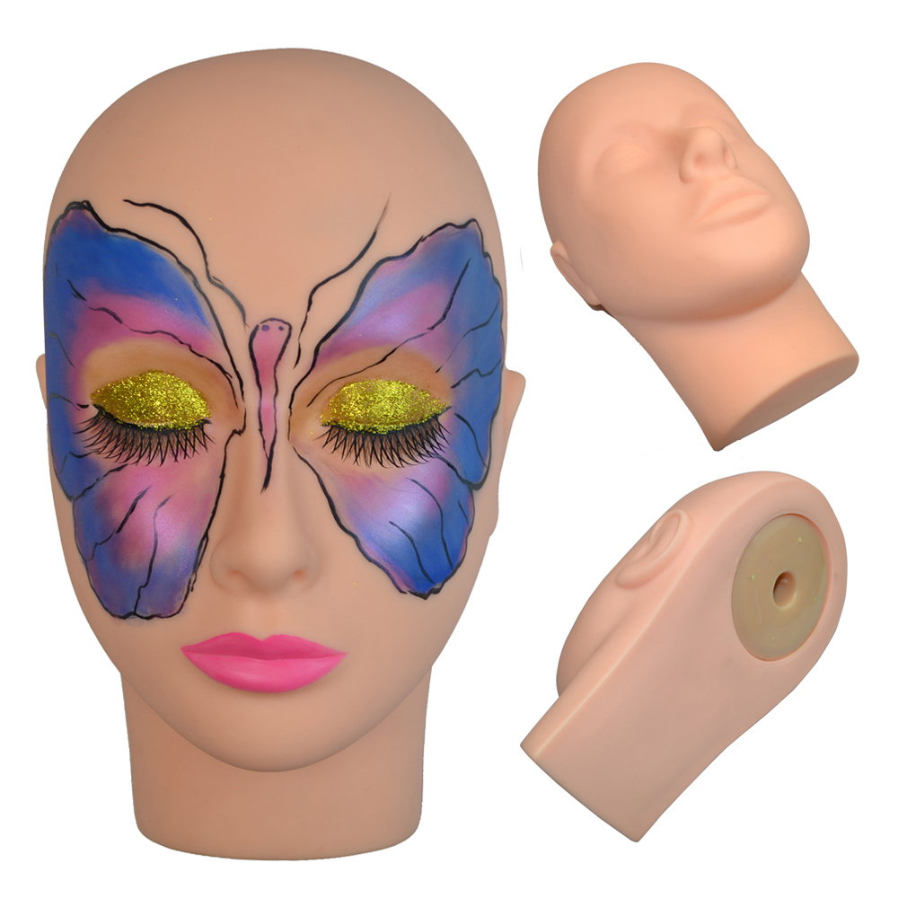 Eyelash Extension Model - Têtes de mannequin d'entraînement pour extensions