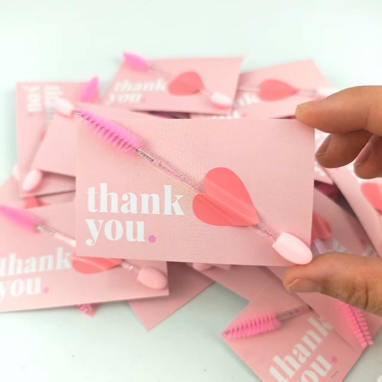 Eyelash Extension Vendor - Cartes de remerciement pour les clients