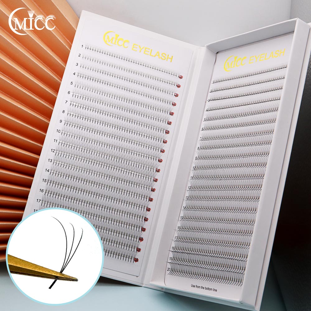 Eyelash Extension Russian Volume - 40 lignes 2D 1600 ventilateurs 20D
