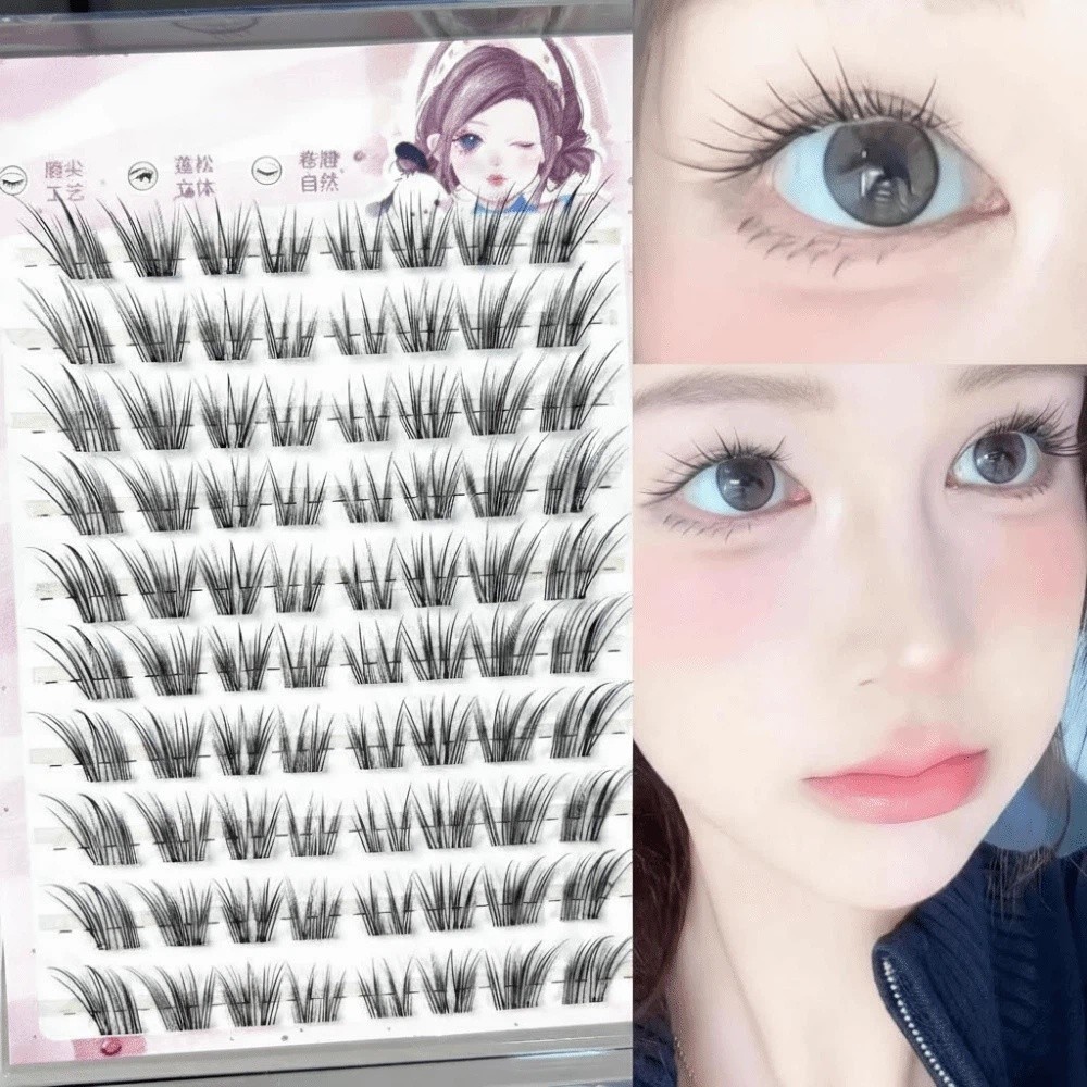 Eyelash Extension In Chinese - Faux cils en bande complète, longs