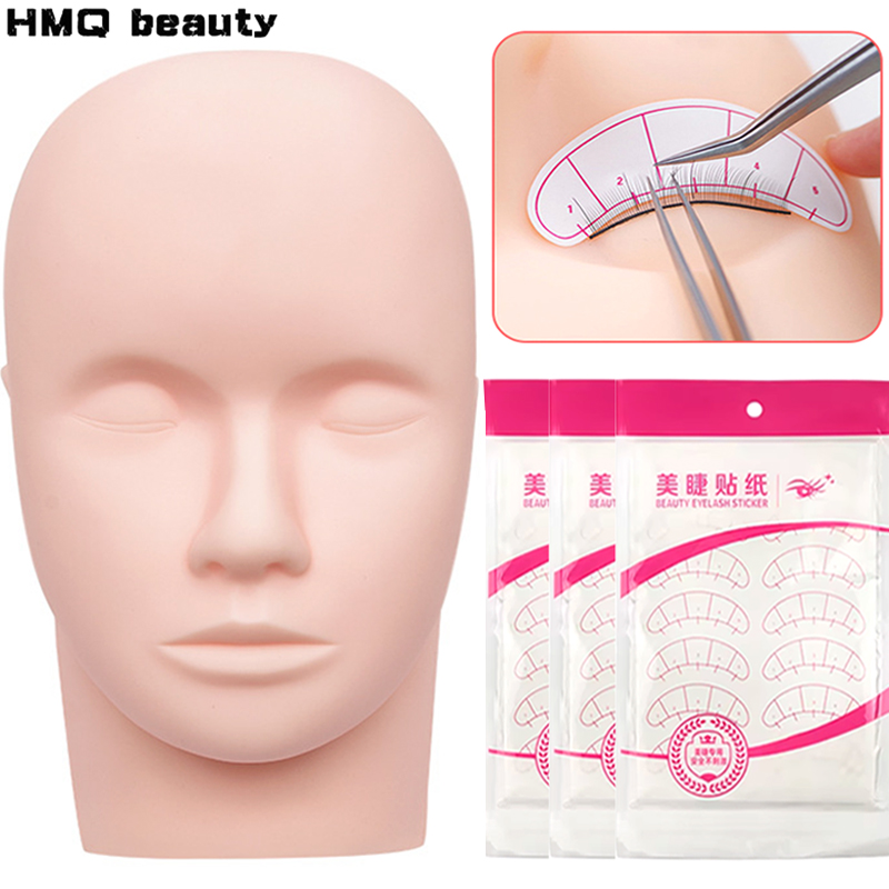 Eyelash Extension Model - Tête de formation à l'extension de
