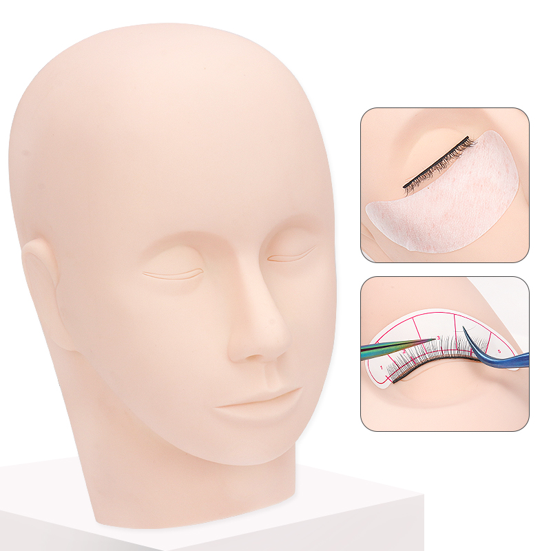Eyelash Extension Model - 1 pièce de tête de mannequin