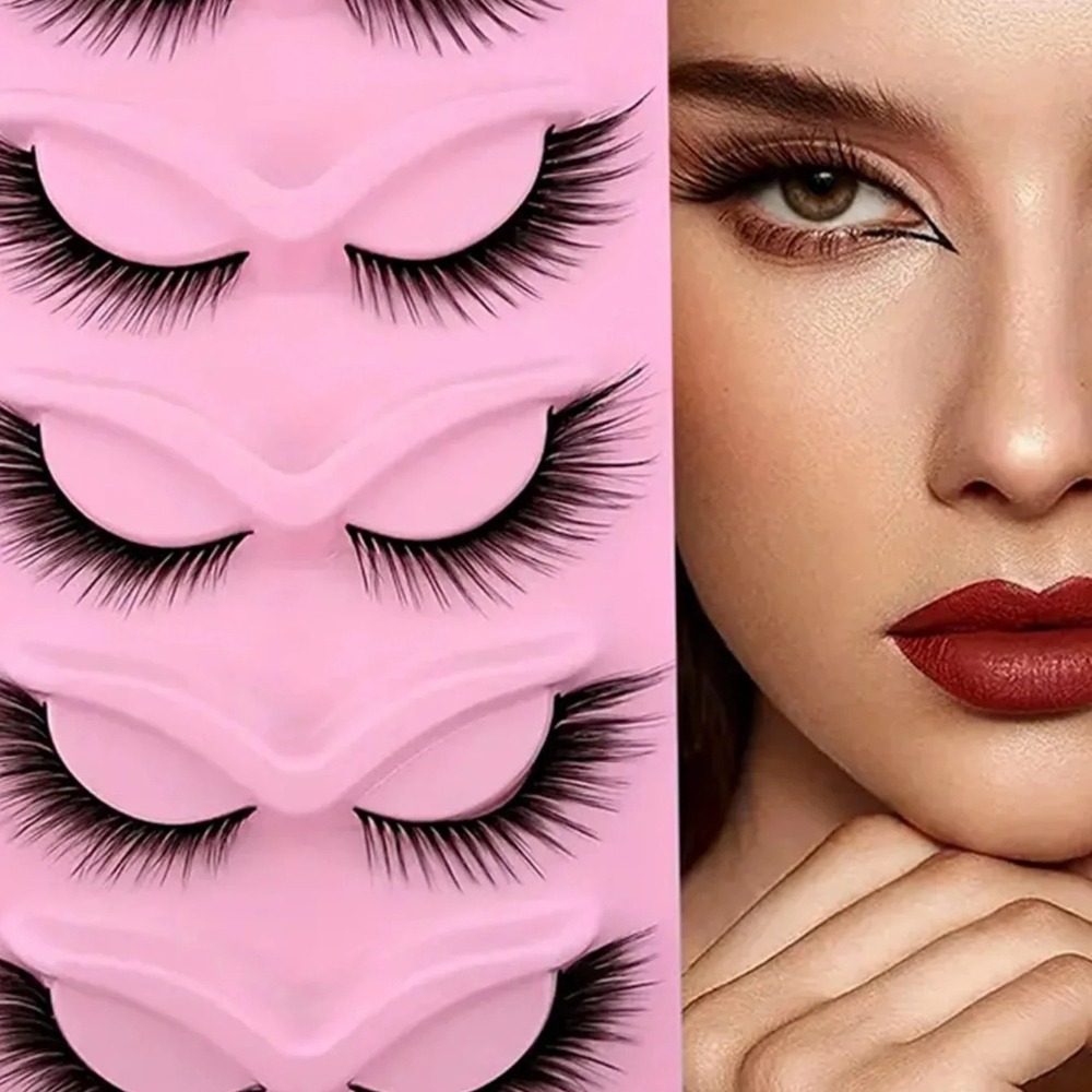 5 paires de faux cils à l'aspe - Eyelash Extension Cat Eye avis et prix
