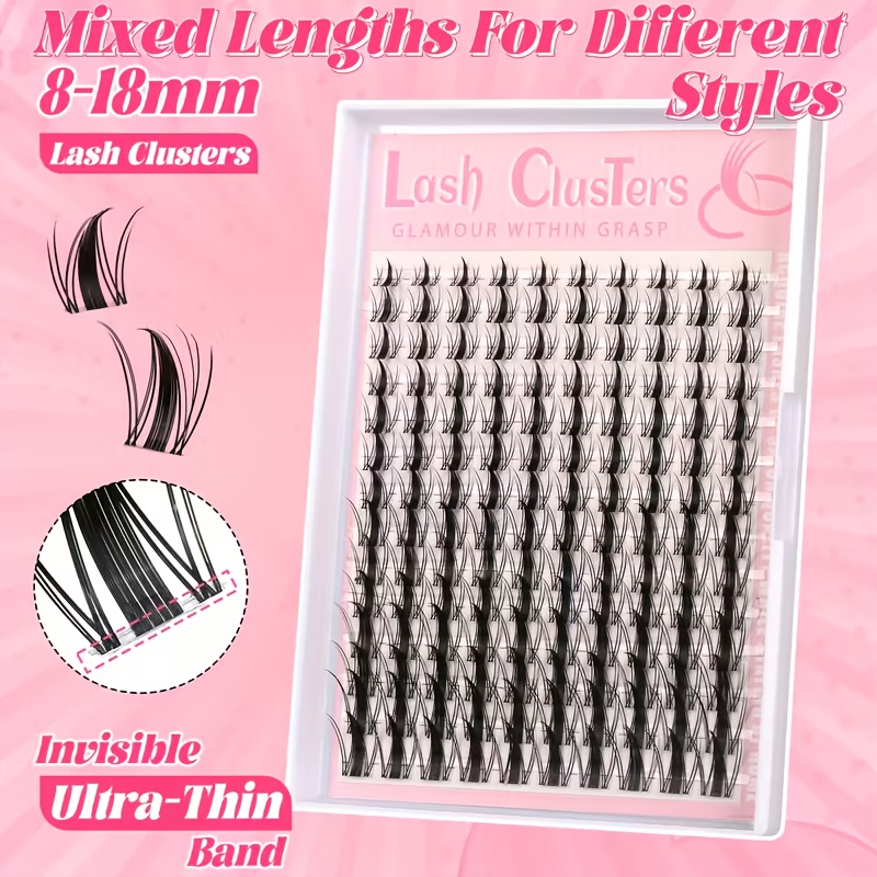 140 faux cils de fée 8-18mm, c - Eyelash Extension Wet Look avis et prix