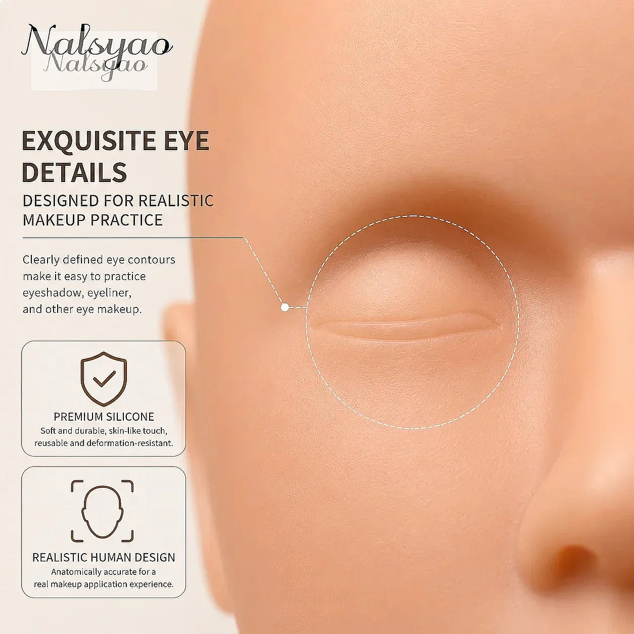 1 pièce, tête de mannequin en  - Eyelash Extension Model avis et prix