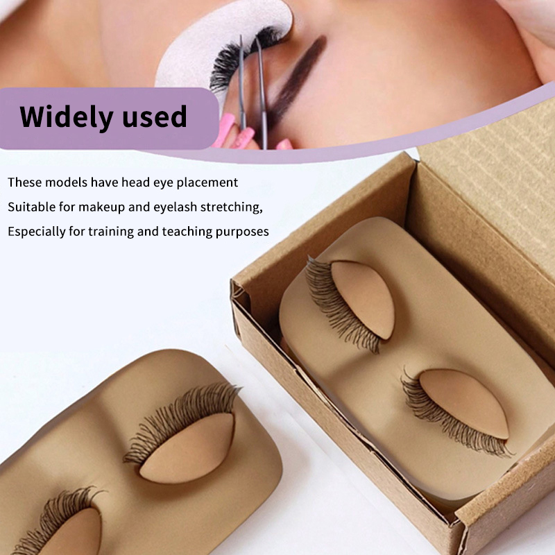 Mini cils modèle plat tête pra - Eyelash Extension Model avis et prix