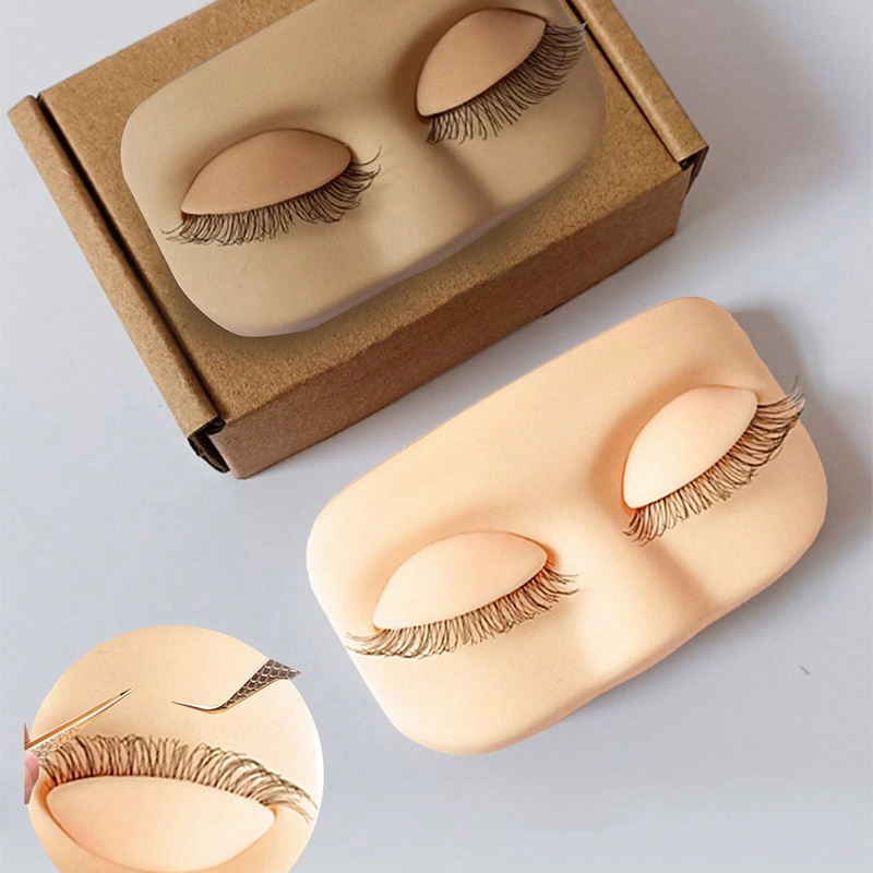 Mini cils modèle plat tête pra - Eyelash Extension Model avis et prix