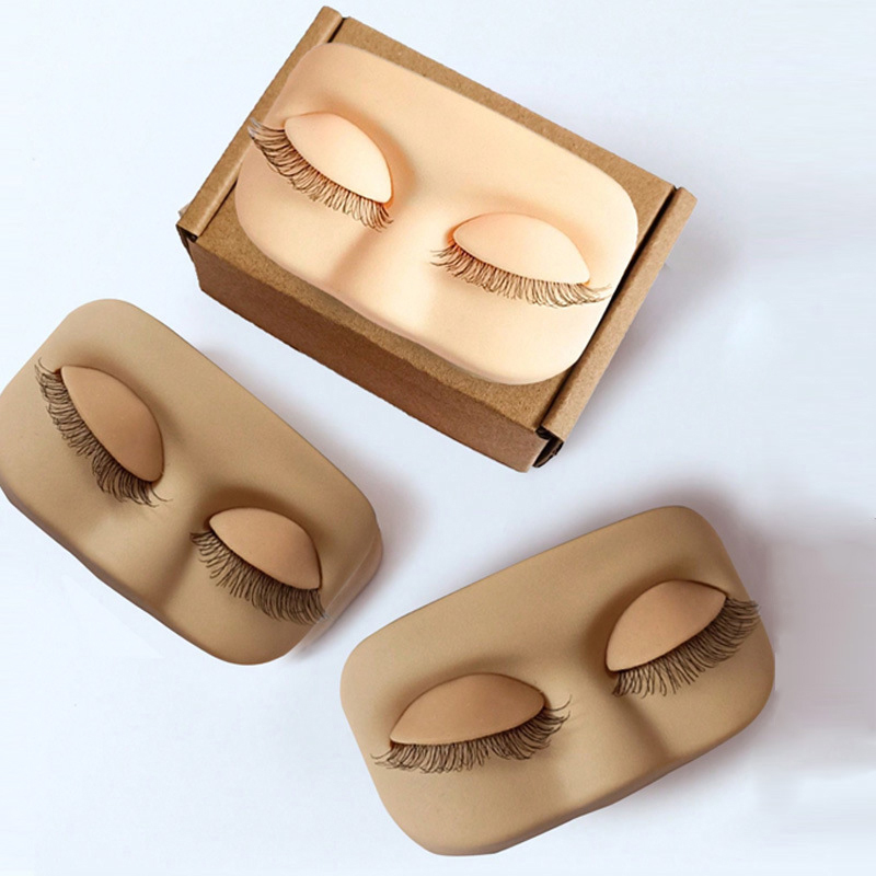 Mini cils modèle plat tête pra - Eyelash Extension Model avis et prix