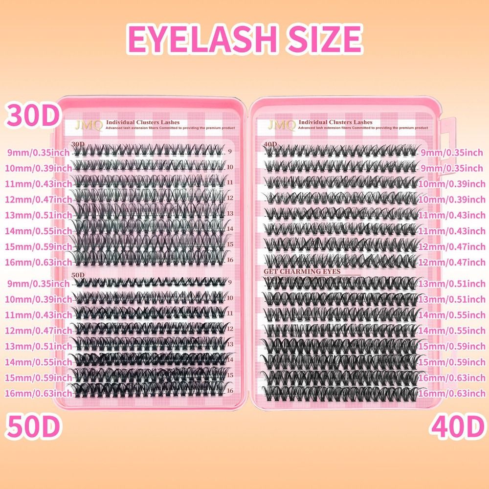 Faux cils de 9 à 16 mm de long - Eyelash Extension Volume avis et prix