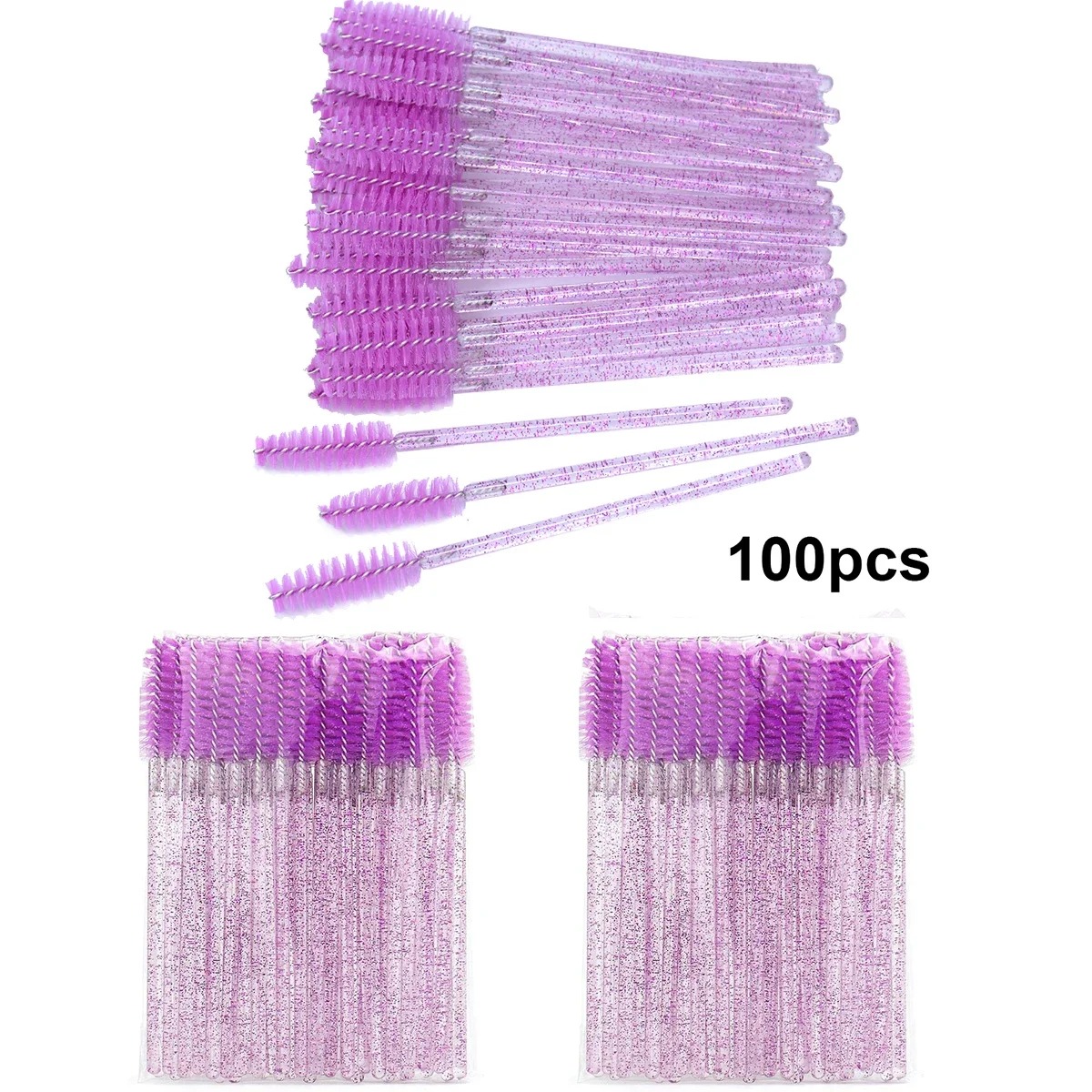 Brosses à cils jetables, 100 p - Eyelash Extension Vendor avis et prix
