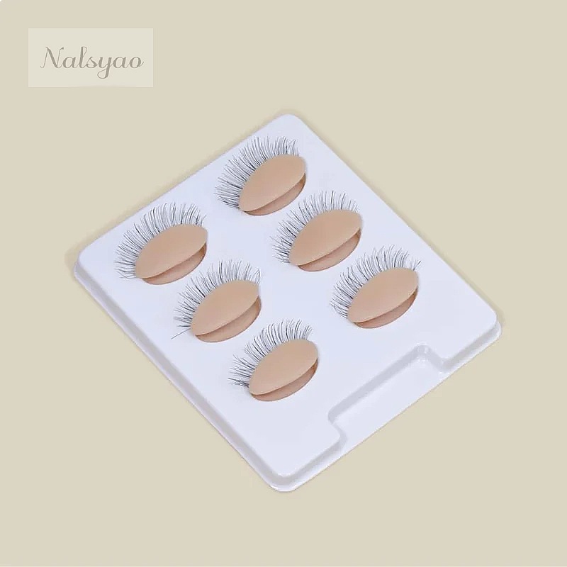 3 paires de paupières en silic - Eyelash Extension Model avis et prix