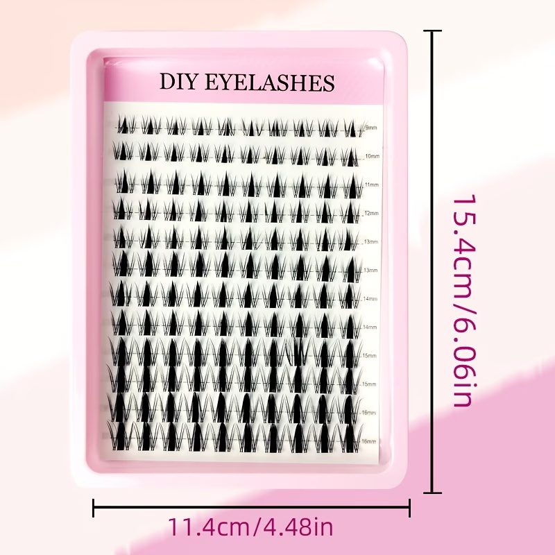 120 faux cils effet fée 8-16mm - Eyelash Extension Wet Look avis et prix