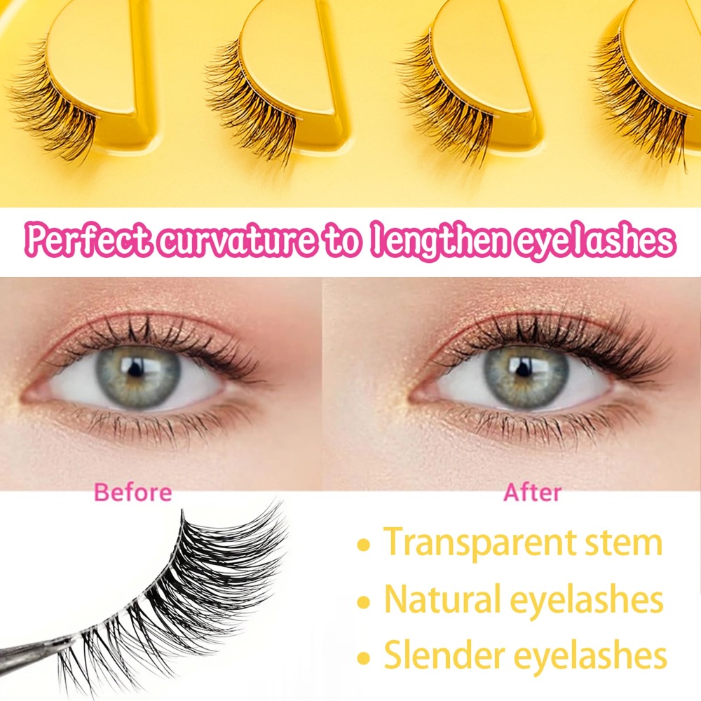 Faux cils naturels effet œil d - Eyelash Extension Cat Eye avis et prix