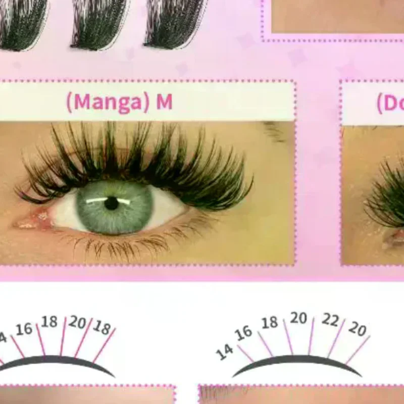 Kit de Cils en Grappes, Cils E - Eyelash Extension Volume avis et prix