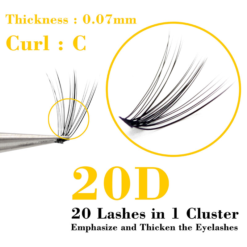 Kimcci 60 paquets Extension de - Eyelash Extension Russian Volume avis et prix